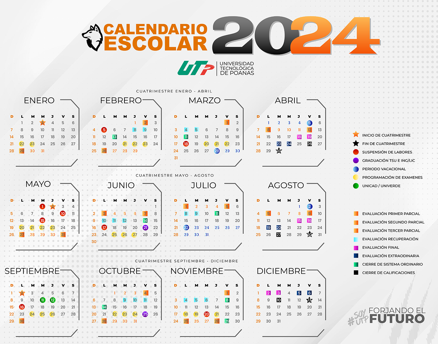Calendario Escolar 2024